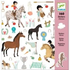 Djeco 160 Stickers Chevaux