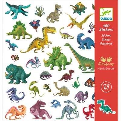 Djeco 160 Stickers Dinosaures