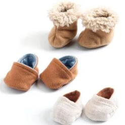Djeco 3 Paires De Chaussons Pour Poupon