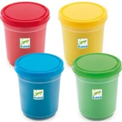 Djeco 4 Pots De Pâte à Modeler