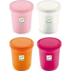 Djeco 4 Pots De Pâte à Modeler Sweet