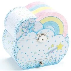 Djeco Boîte à Bijoux Musicale Rêves Des Licornes