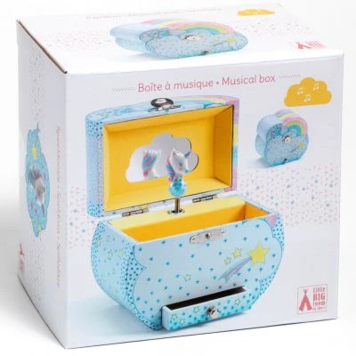 Djeco Boîte à Bijoux Musicale Rêves Des Licornes – Image 4