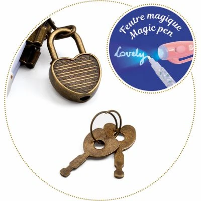 Djeco Carnet Secret Avec Feutre Magique Lisa – Image 2