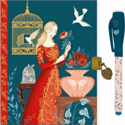 Djeco Carnet Secret Avec Feutre Magique Lisa