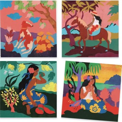 Djeco Cartes à Peindre Inspired By Paul Gauguin – Image 2