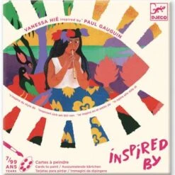 Djeco Cartes à Peindre Inspired By Paul Gauguin