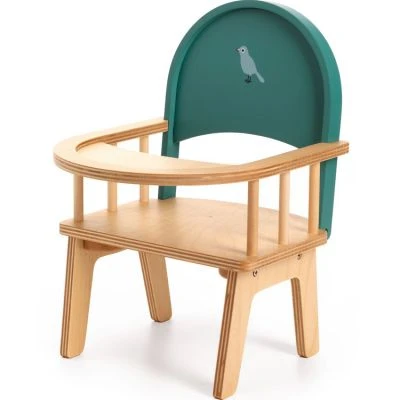 Djeco Chaise Haute à Barreaux Pour Poupon