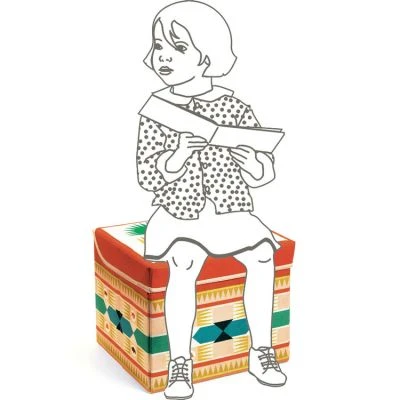 Djeco Coffre à Jouets Siège Tipi – Image 3