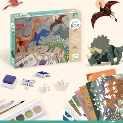 Djeco Coffret Créatif 6 Activités Dino Box – Image 2