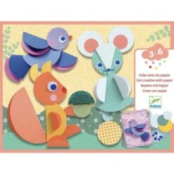 Djeco Coffret De Collage Et Pliage Rond