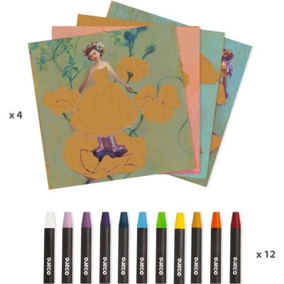 Djeco Crayons De Cire Inspired By Edgar Degas – Image 3