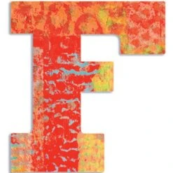 Djeco Lettre F En Bois Paon