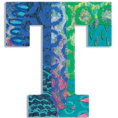 Djeco Lettre T En Bois Paon