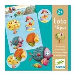 Djeco Jeu éducatif Loto 4 Saisons
