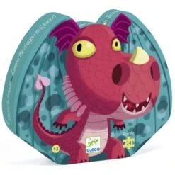 Djeco Puzzle Edmond Le Dragon (24 Pièces)
