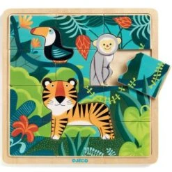 Djeco Puzzle Jungle (15 Pièces)