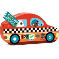 Djeco Puzzle Le Bolide (16 Pièces)