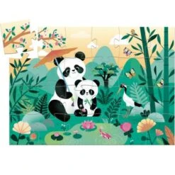 Djeco Puzzle Léo Le Panda (24 Pièces)