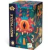 Djeco Puzzle Métallisé Wizzy La Fête Des Monstres (50 Pièces)
