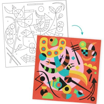 Djeco Sables Colorés Inspired By Vassily Kandinsky – Image 2