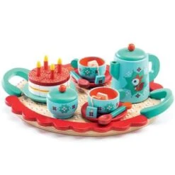 Djeco Service à Thé En Bois Le Goûter De Renard